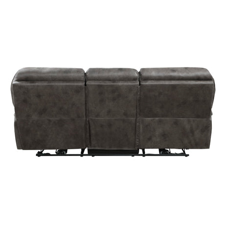 Proctor Gray Power Double Reclining Sofa - Ornate Home