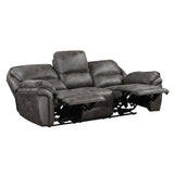 Proctor Gray Power Double Reclining Sofa - Ornate Home