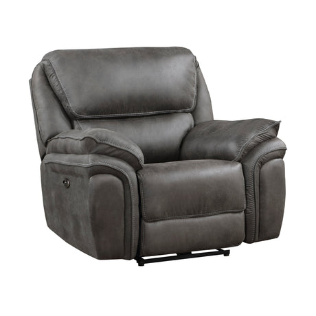 Proctor Gray Power Reclining Chair - Ornate Home
