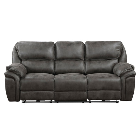 Proctor Gray Power Reclining Sofa and Loveseat - Ornate Home