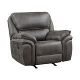 Proctor Gray Rocker Reclining Chair - Ornate Home