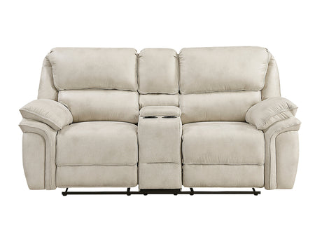 Proctor Sand Double Reclining Loveseat - Ornate Home