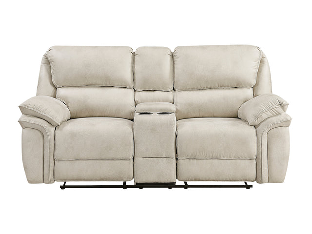 Proctor Sand Double Reclining Loveseat - Ornate Home