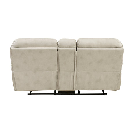 Proctor Sand Double Reclining Loveseat - Ornate Home