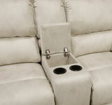 Proctor Sand Double Reclining Loveseat - Ornate Home