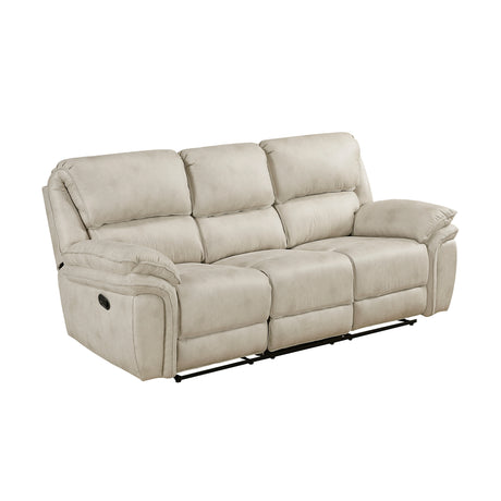 Proctor Sand Double Reclining Sofa - Ornate Home
