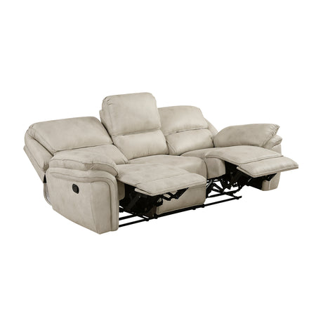 Proctor Sand Double Reclining Sofa - Ornate Home