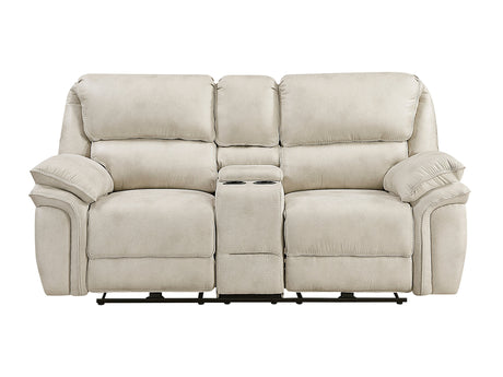Proctor Sand Power Double Reclining Loveseat - Ornate Home