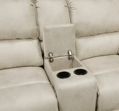 Proctor Sand Power Double Reclining Loveseat - Ornate Home