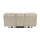 Proctor Sand Power Double Reclining Sofa - Ornate Home