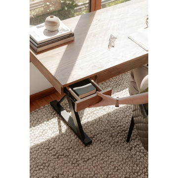 Profecto Natural Oak Desk - Ornate Home