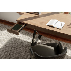 Profecto Natural Oak Desk - Ornate Home