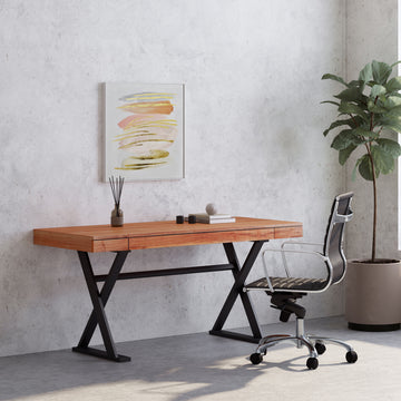 Profecto Natural Oak Desk - Ornate Home