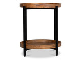 Profile Brown Round End Table - Ornate Home