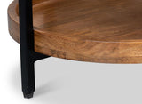 Profile Brown Round End Table - Ornate Home