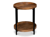 Profile Brown Round End Table - Ornate Home