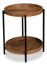Profile Brown Round End Table - Ornate Home