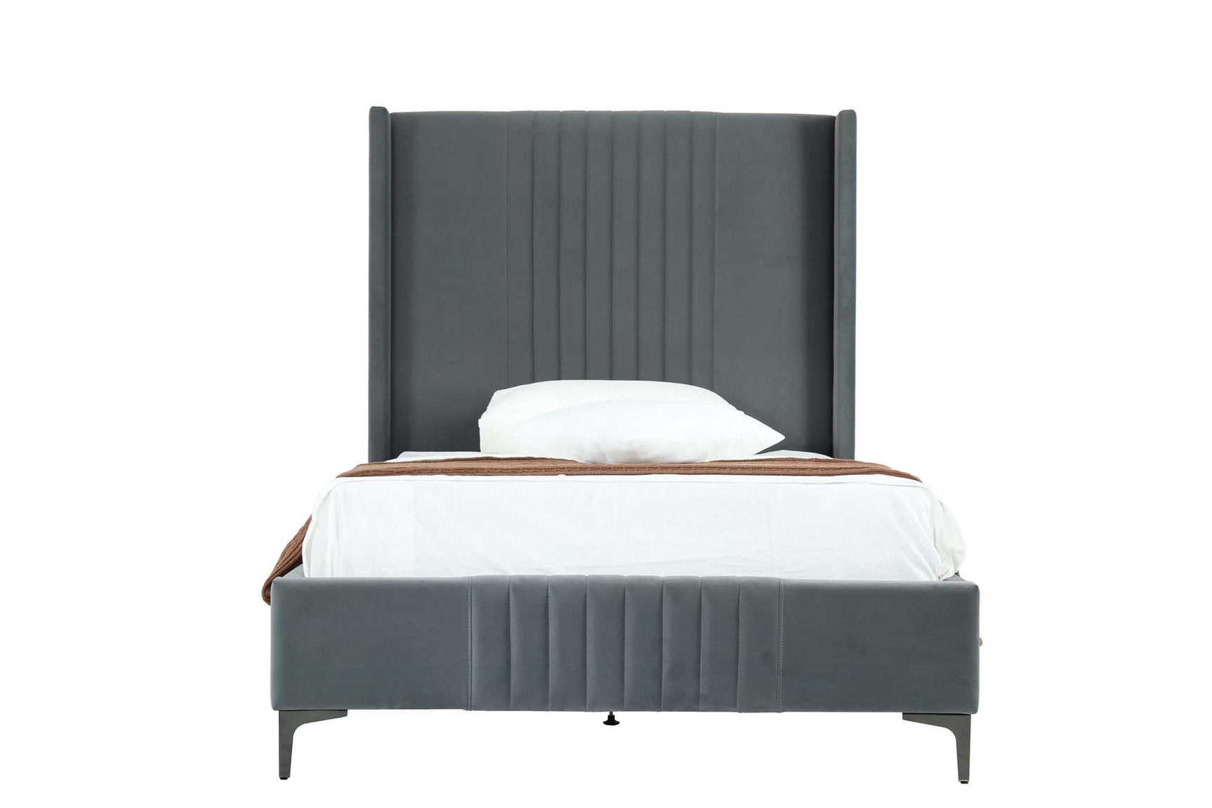 Promenade 48" Bed in Grey - Ornate Home
