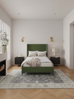 Promenade 48" Bed in Moss Green - Ornate Home