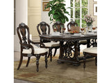 Promenade Dark Brown 7 Piece Dining Set - Ornate Home