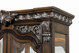 Promenade Dark Brown Curio - Ornate Home