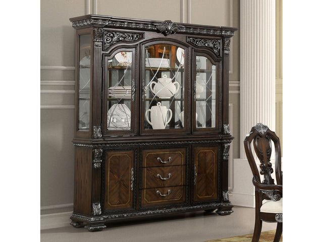 Promenade Dark Brown Hutch Buffet - Ornate Home