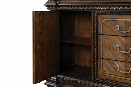 Promenade Dark Brown Hutch Buffet - Ornate Home