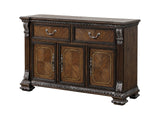 Promenade Dark Brown Server - Ornate Home