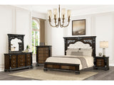 Promenade Espresso Queen 5 Piece Bedroom Set w/2 Nightstands - Ornate Home