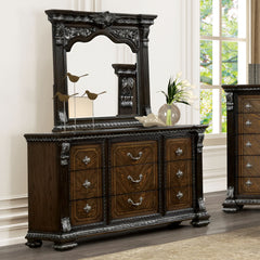 Promenade Espresso Queen 5 Piece Bedroom Set w/Chest - Ornate Home