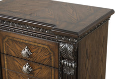 Promenade Espresso Queen 5 Piece Bedroom Set w/Chest - Ornate Home