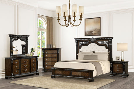 Promenade Espresso Queen Bed - Ornate Home