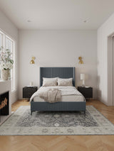 Promenade Full- Size Bed in Grey - Ornate Home