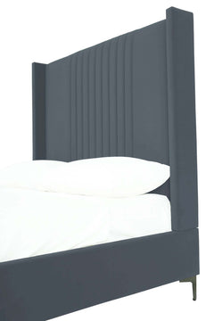 Promenade Full- Size Bed in Grey - Ornate Home
