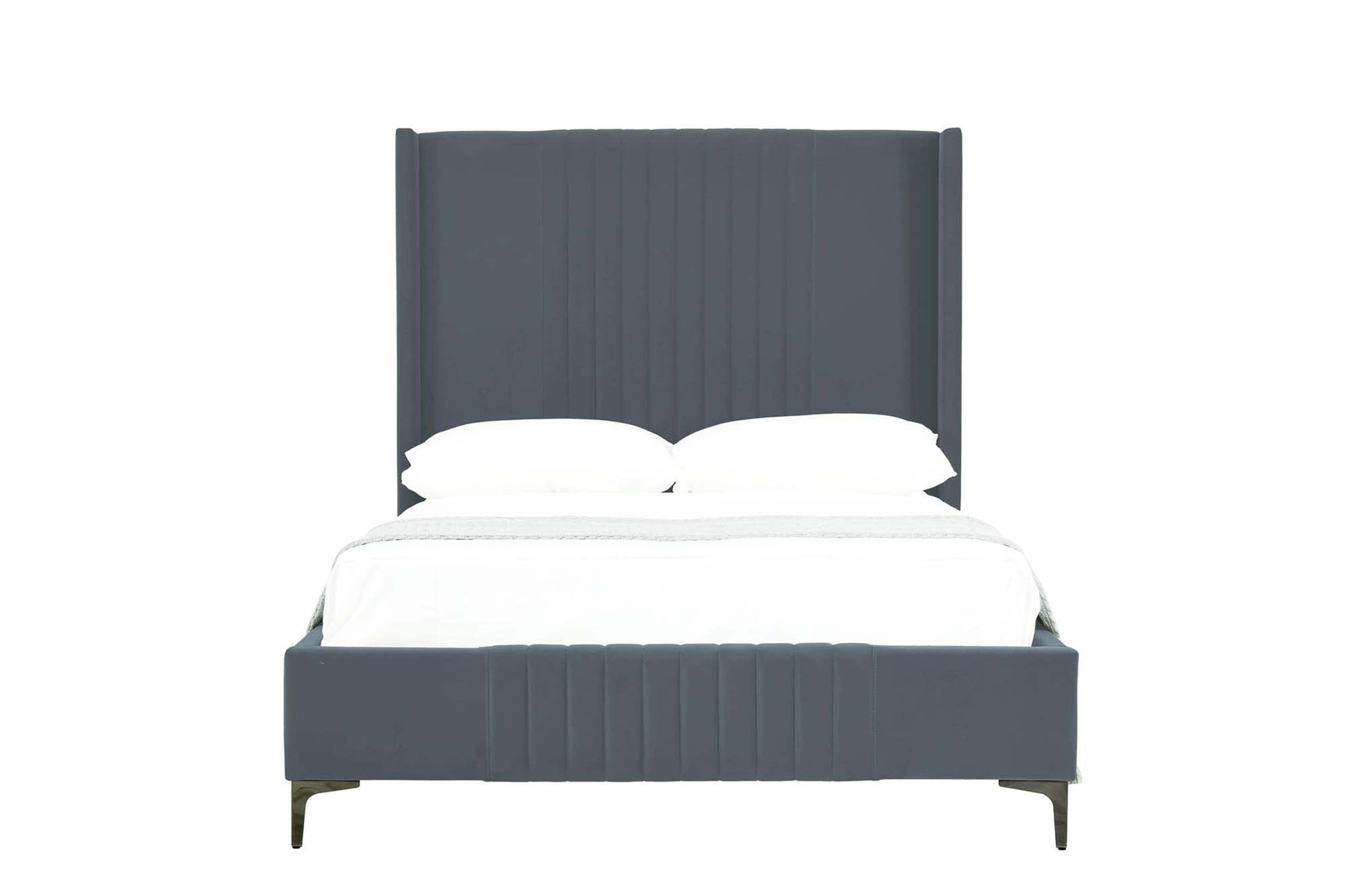 Promenade Full- Size Bed in Grey - Ornate Home