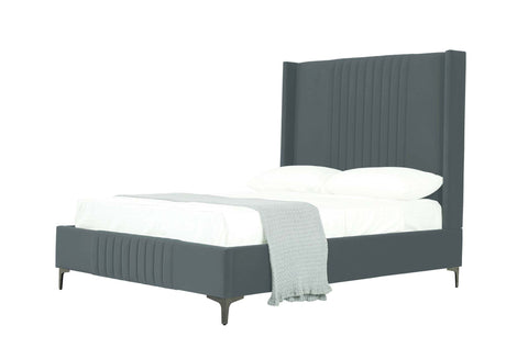 Promenade Full- Size Bed in Grey - Ornate Home
