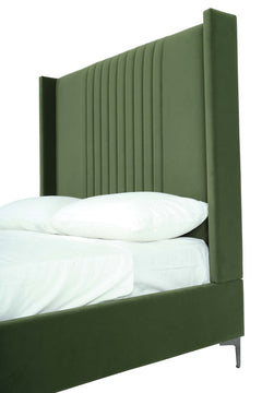 Promenade Full- Size Bed in Moss Green - Ornate Home