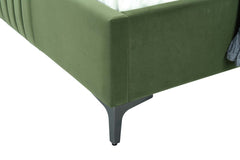 Promenade Full- Size Bed in Moss Green - Ornate Home