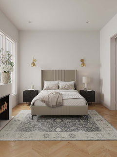 Promenade Full- Size Bed in Rustic Taupe - Ornate Home