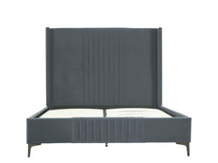 Promenade Queen-Size Bed in Grey - Ornate Home