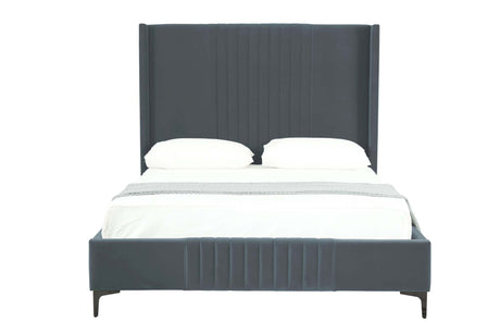 Promenade Queen-Size Bed in Grey - Ornate Home