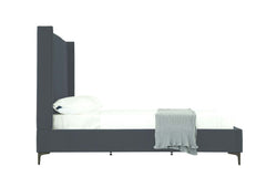 Promenade Queen-Size Bed in Grey - Ornate Home