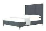 Promenade Queen-Size Bed in Grey - Ornate Home