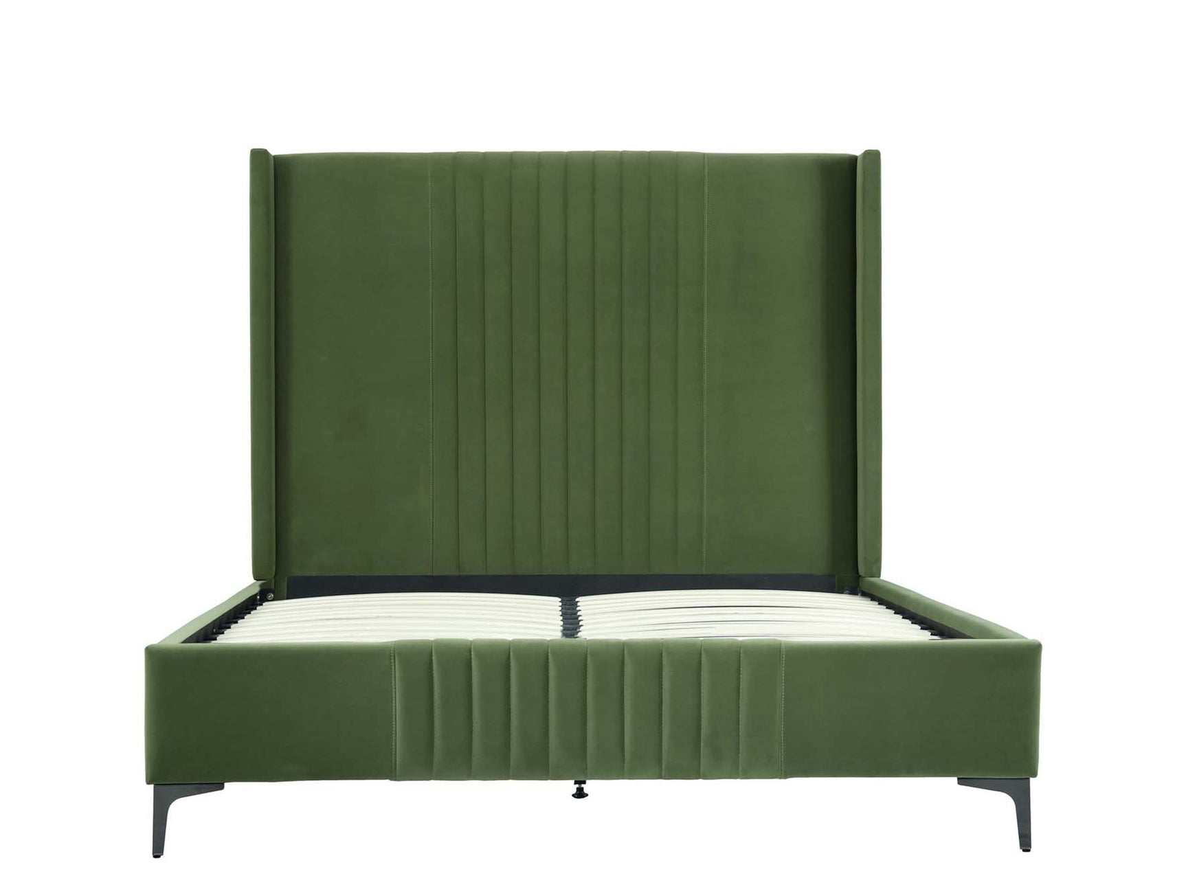 Promenade Queen-Size Bed in Moss Green - Ornate Home