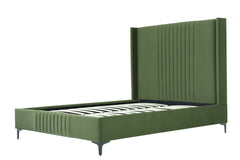 Promenade Queen-Size Bed in Moss Green - Ornate Home