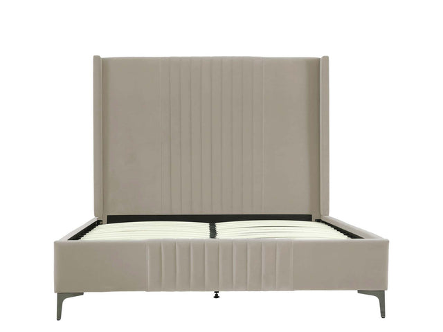 Promenade Queen-Size Bed in Rustic Taupe - Ornate Home