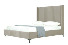 Promenade Queen-Size Bed in Rustic Taupe - Ornate Home