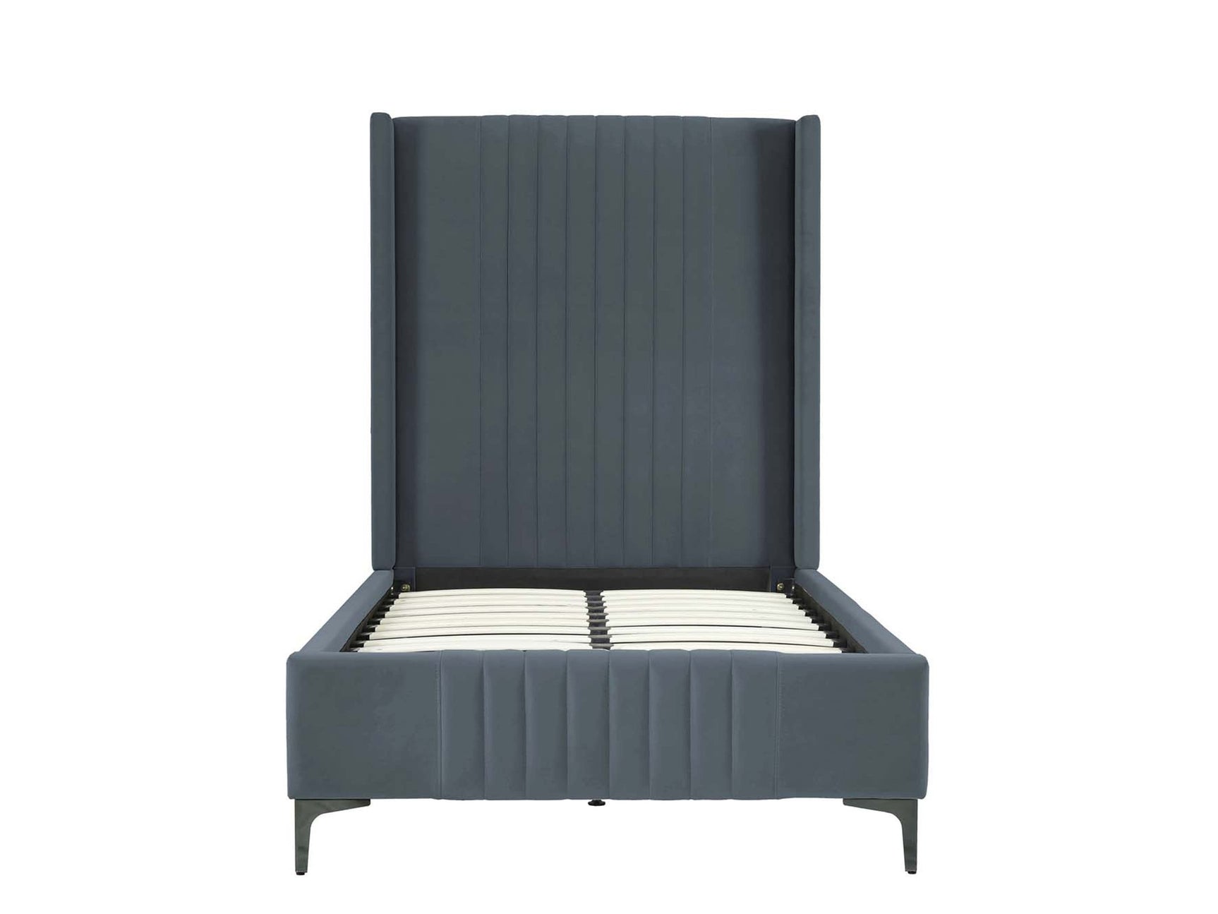 Promenade Twin-Size Bed in Grey - Ornate Home