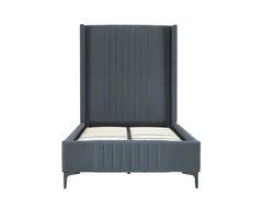 Promenade Twin-Size Bed in Grey - Ornate Home