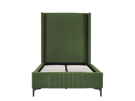 Promenade Twin-Size Bed in Moss Green - Ornate Home